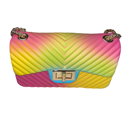 New fashion 5 Colors Pastel Grid Jelly Bag · Dream castle · Online